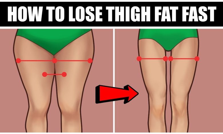 5 ways to lose inner thigh fat: