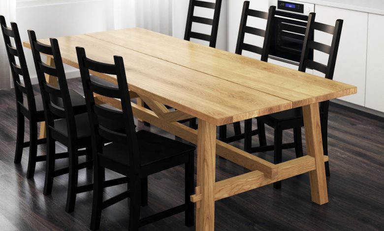Photo of A Durable And Classic Wood Table, A Wood Table