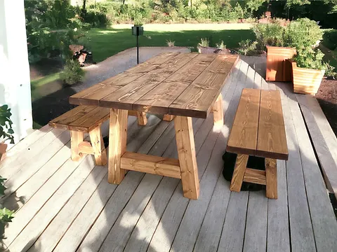 timber outdoor furniture